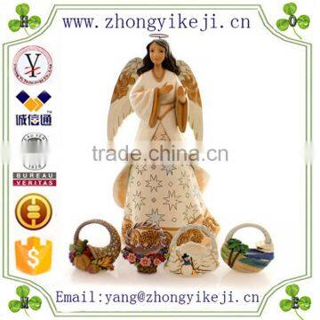 factory custom made hot new product small angel polyresin figurine