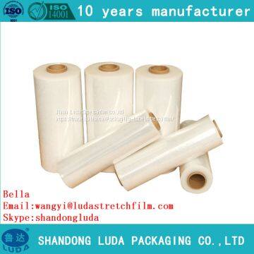 Factory direct sale transparent stretch wrap film roll