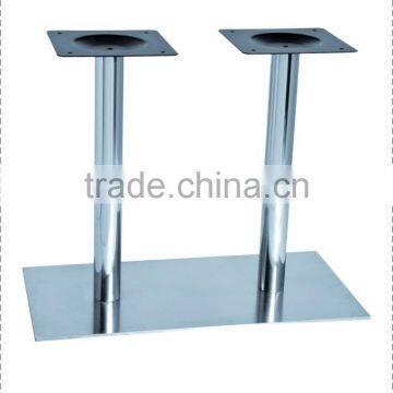 Brushed stainless steel table base, steady furniture leg, table base for resaurant