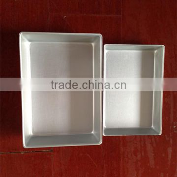 aluminum Pan, component of Air blast freezer, for seafood fast chilled processing