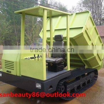 oil palm crawler track dumper transporter carrier