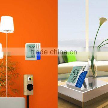 Wallmount / Desktop Temperature Humidity RH Datalogger Monitor Calendar Clock Dew Point Wet Bulb + 32000 Memory Taiwan Made photo-3