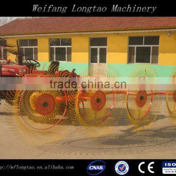 Tractor Wheel Hayrake 8 Discs Hay Rakes Farm,Colter Regulating Lever,plough Point for Agricultural Machines photo-6