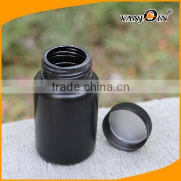 Child Resistant Black Vitamin Capsules Bottles photo-3