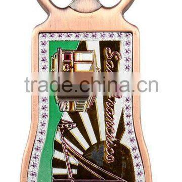 Customized Stainless Steel Metal Magnet Bottle Opener photo-3