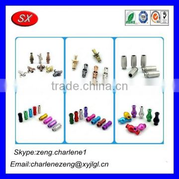 Custom good working metal smoking pipes parts ,electronic cigarette accessories products manufacturer