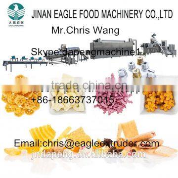 puffed food machinery Double screw Extruder Inflating Snacks Food ProcessingLine