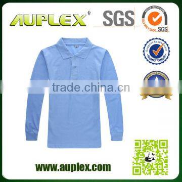 Pique Lapel Sublimation Skin Tight Dry Fit Mens Long Sleeve t Shirt Wholesale China photo-2