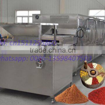 Conveyor belt microwave spice dryer/sterilizer-SS 304