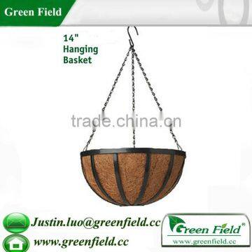 Wrought Iron Hanging Flower Baskets