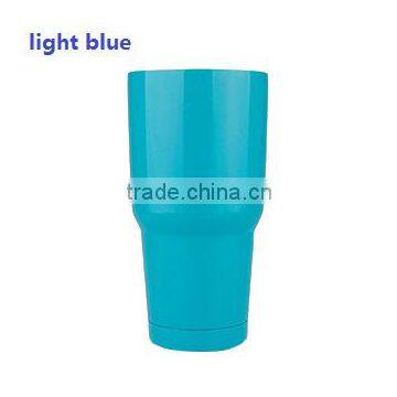 light blue 304# stainless steel tumbler ,30oz vechicle cup