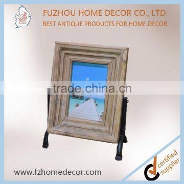 2017 New Style Antique Metal Wood Adjustable Photo Frame for Wholesale photo-2