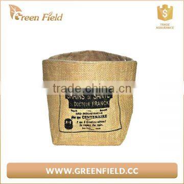 Herb Planter Jute Grow Bag,small Round Planter Jute Grow Bag photo-4