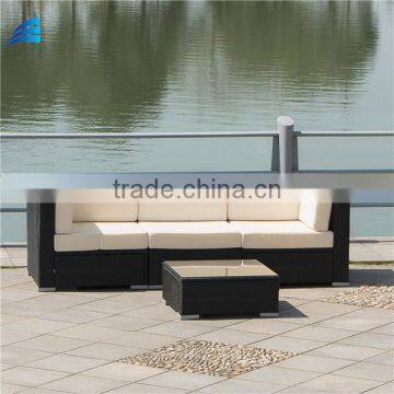 Outdoor wicker sofa set