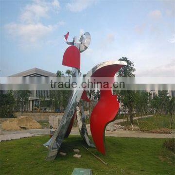 Sculpture Abstract Modern Sculpture Stainless Steel Outdoor Sculpture photo-2
