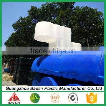 Pedestrian Road Barrier Rotomoding Plastic Safety Road Barrier Red Colour Make in China photo-5