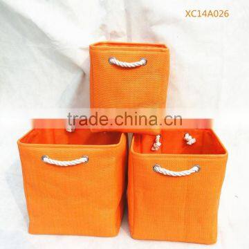 fashion paper storage basket and laundry