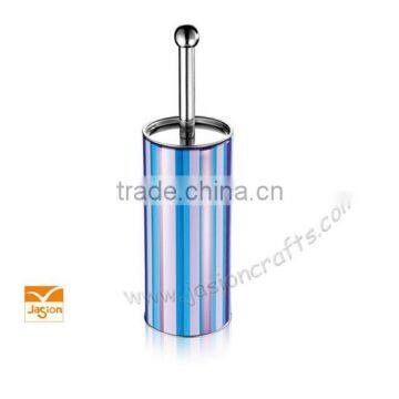 Unique Colored Metal toilet brush with holder /painting metal toilet brush