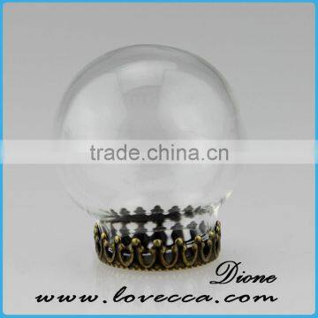 Womens Handmade Glass Globe Pendant ,Glass Globe Starfish Pendant photo-2