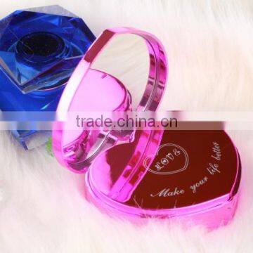 2017 New Beauty Product Heart Shaped Make up Mirror Power Bank for Mobile Phones photo-2