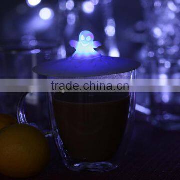 NEW Arrival LED Shining Silica Gel Cup Cover for Bar photo-2