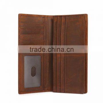 2017 Popular Money Bag Woods Genuine Leather Wallet Bussiness RFID Safe Card Case Wallet photo-2
