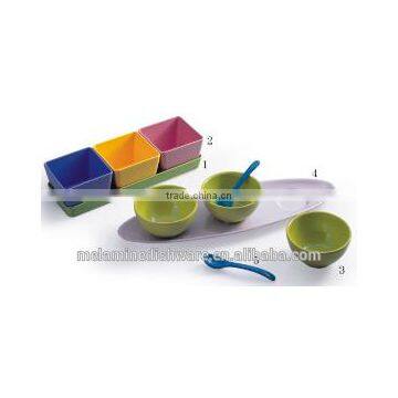 Home use melamine flavour seasoning bowl set