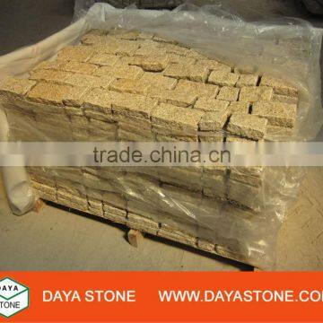 China golden granite paving stone