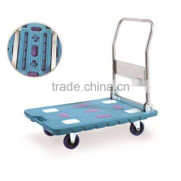 Good Quality Plastic Strengthening Hand Truck With Mute Wheels