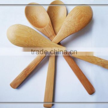 Outdoor picnic portable wooden bamboo spoon,hotel or dining room disposable spoon