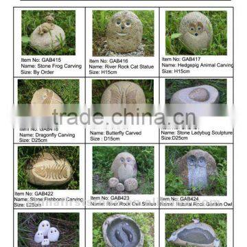 Mini natural rock carving