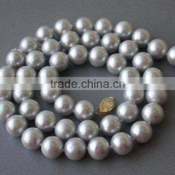 Latest Designs 6-7mm Grey Akoya Pearl Necklace