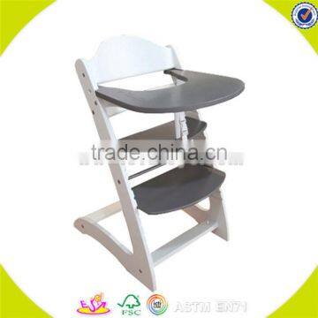 Wholesale Wooden Dining Feed Chair Toy for Kids High Baby Feeding Chair Toy for Children W08F007 photo-2