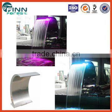 European Design Decoration Stainless Steel 304 Cobra Indoor Waterfall photo-3
