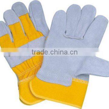 cow grain leather working gloves