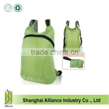 Unisex promotional light weight fashion foldable hiking backpack