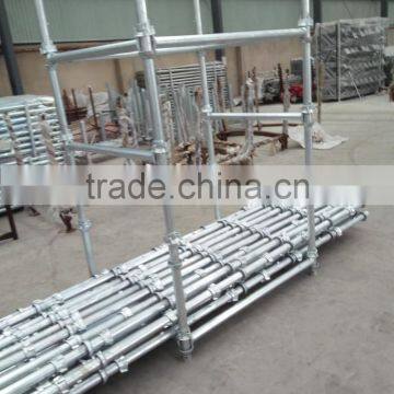 Q235 durable high quality galvanized steel scaffold material cuplock scaffolding for building construction