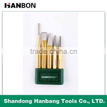 5 Pcs Gold-plated Quality Pin Punch Sets