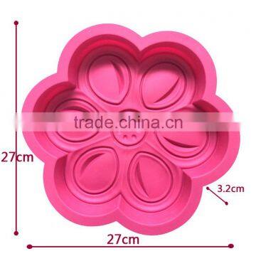 11197 Fashion Flower Shape Silicon Cake Mould photo-4