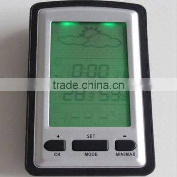 Thermometer & Digital Indoor Hygrometer & Weather Forcast & Clock. photo-3