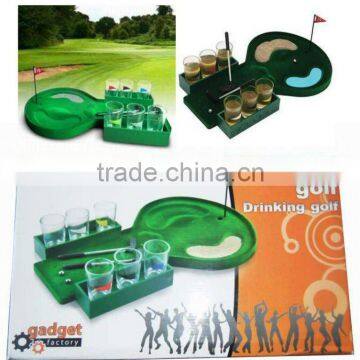Golf drinking game set
