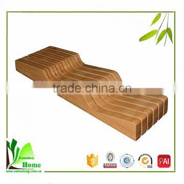 Customized High Quality Bamboo Kitchen Knife Block photo-3
