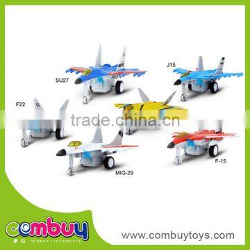 Hot selling kids alloy toy electric music diecast aircraft model