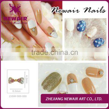 Nail Art Jewery Rhinestone Nail Decals 3D Nail Metal Decoration