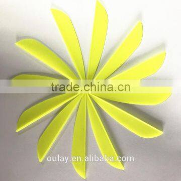 1.75" 2" 2.5" Parabolic TPU Plastic Vanes For Bow And Arrows