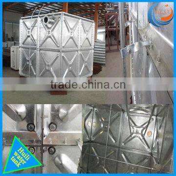 Hot Press Moulded Sectional Storage Tanks, hot dip galvanized steel tank