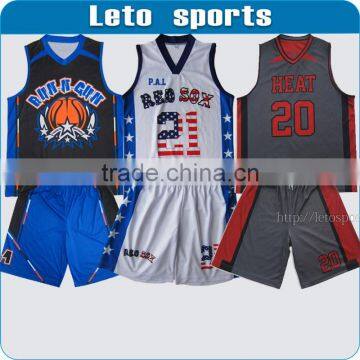 Wicking basketball uniforms,hot design basketball gear/team wear kits