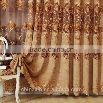 TOP ONE Curtain Factory First -class Quality Creative Designs Jacquard Sheer Blackout Embroidery Curtain photo-5