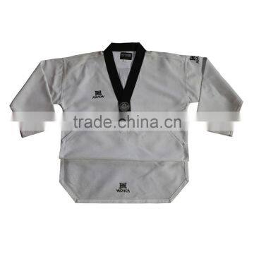 custom made wholesale taekwondo uniform breathable mesh fabric taekwondow uniform