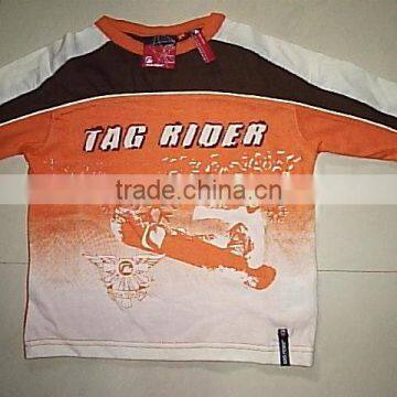 100% Cotton Boys Long Sleeve T-shirt